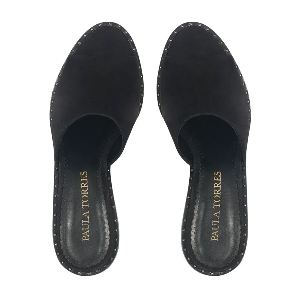 Cordoba Black Mule - Paula Torres Shoes 