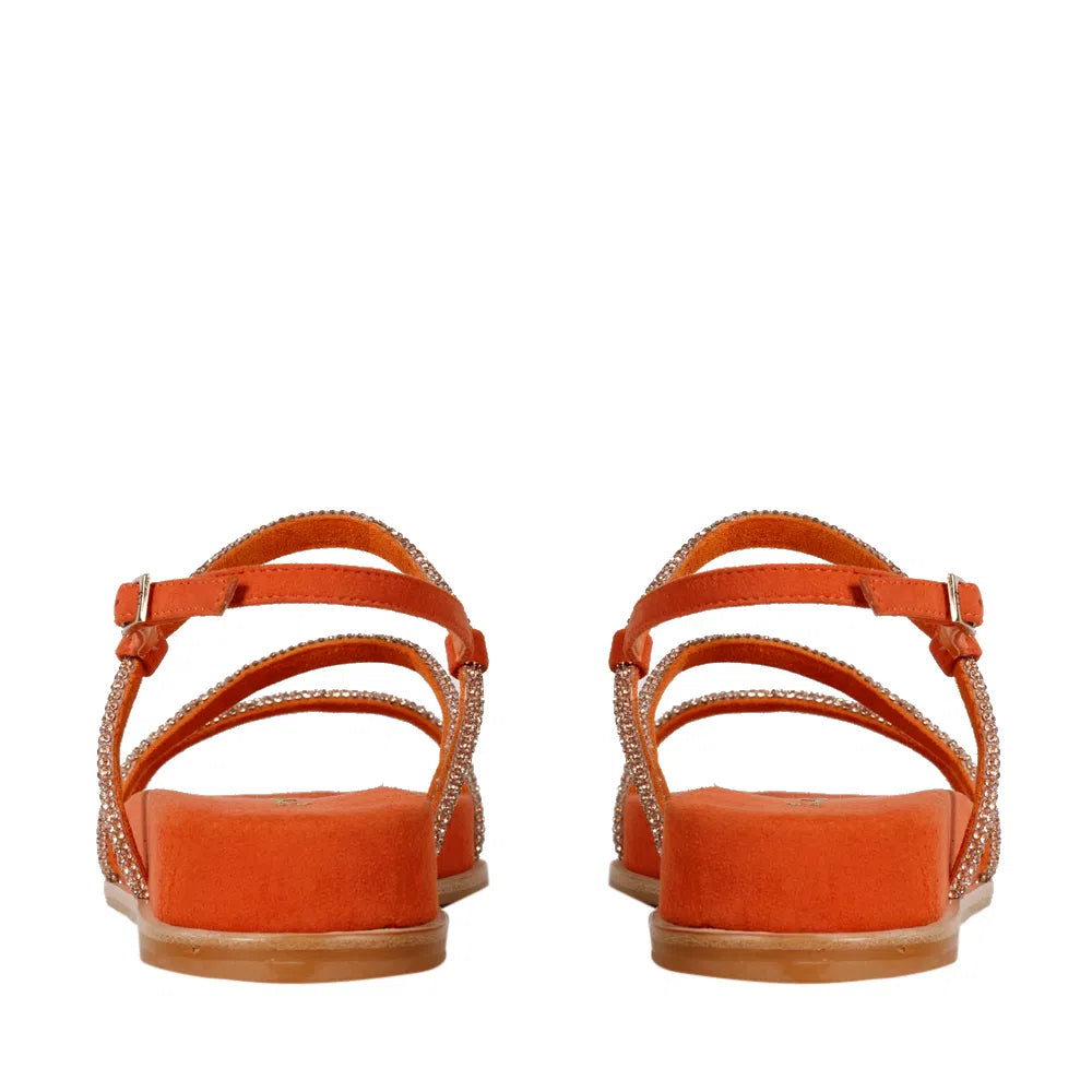 Annie Orange Flat - Paula Torres Shoes 
