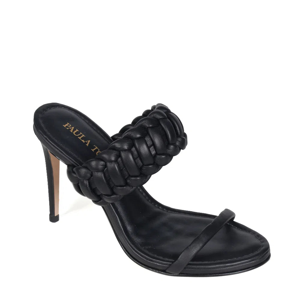 Francesca Black Mule - Paula Torres Shoes 