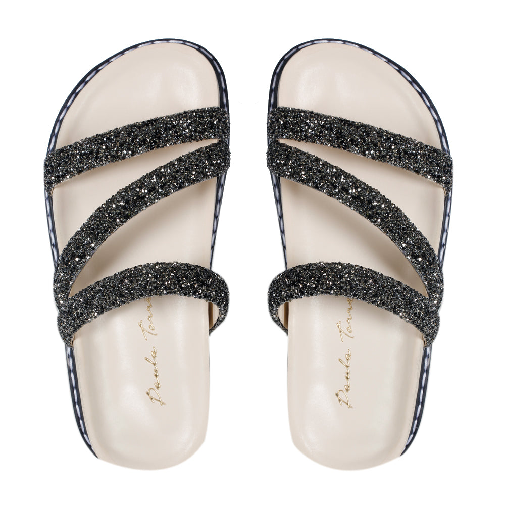 Sofia Off-White Slider - Paula Torres Shoes 