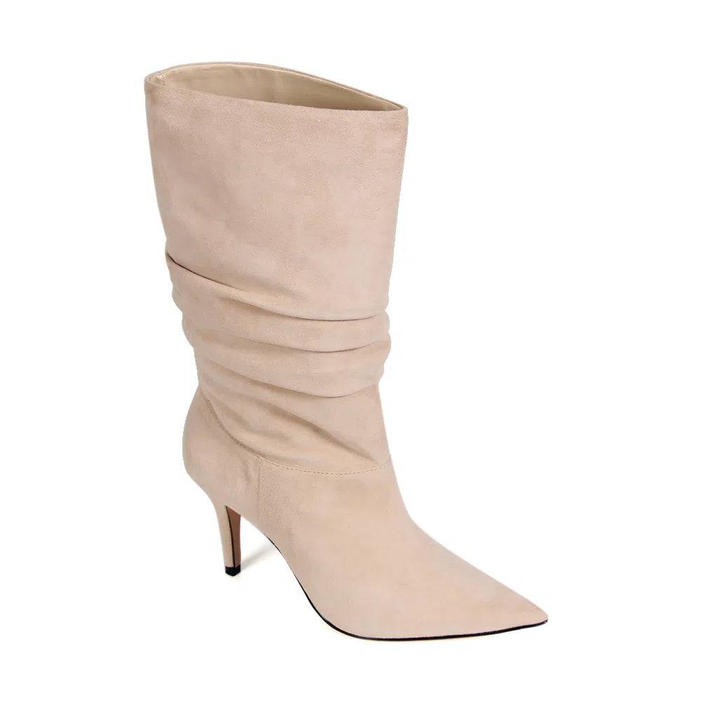 Carmel Beige Boot - Paula Torres Shoes 