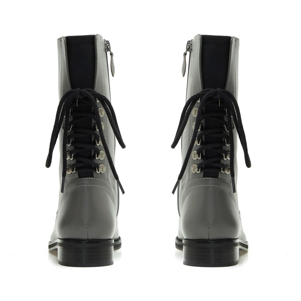 Genebra Grey Boot - Paula Torres Shoes 
