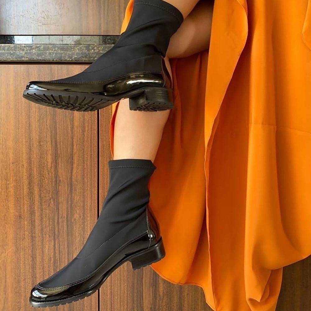 Veneza Black Boot - Paula Torres Shoes 