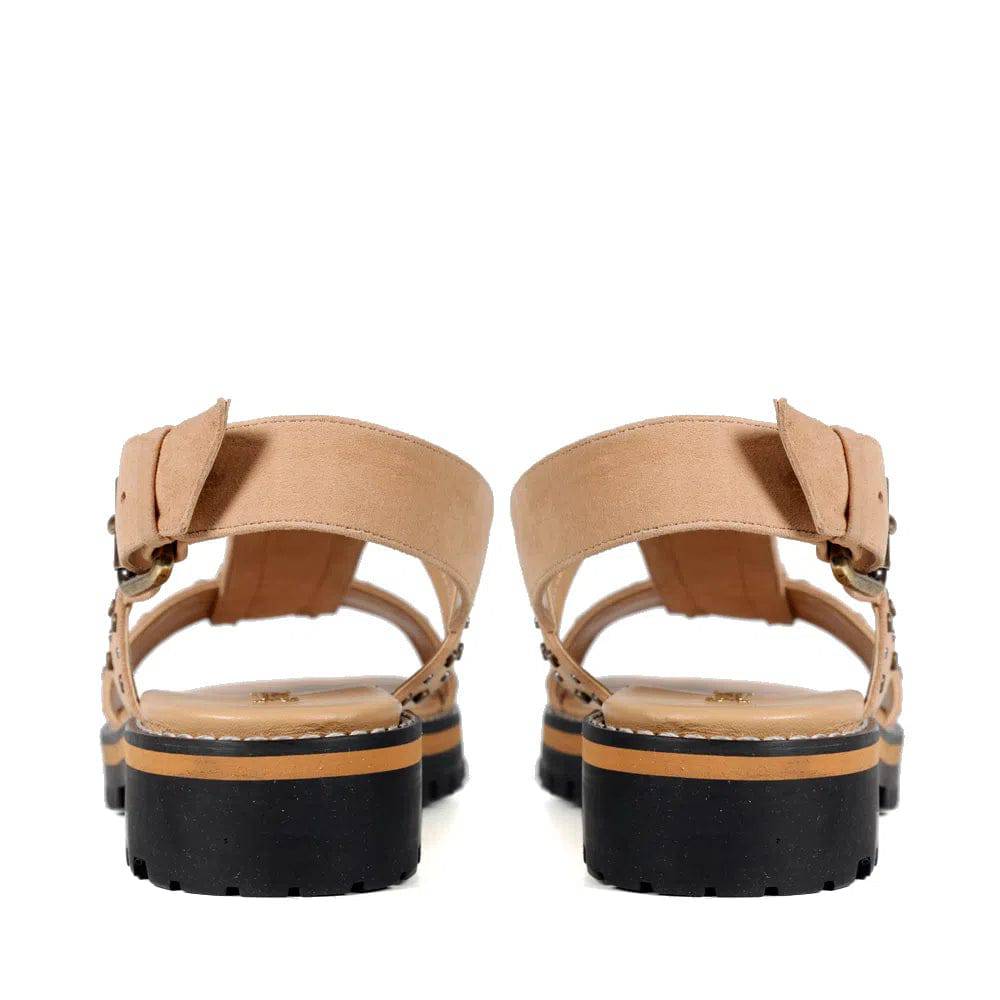 Dublin Beige Sandal - Paula Torres Shoes 