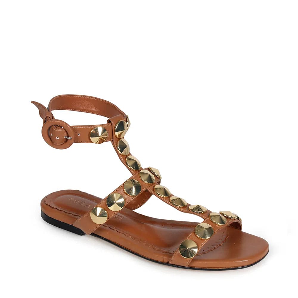 Georgia Camel Gladiator Sandal - Paula Torres Shoes 