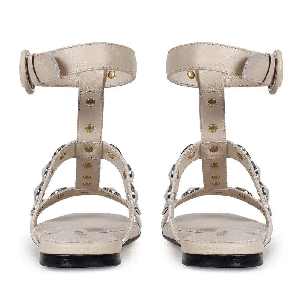 Georgia Cotton Gladiator Sandal - Paula Torres Shoes 