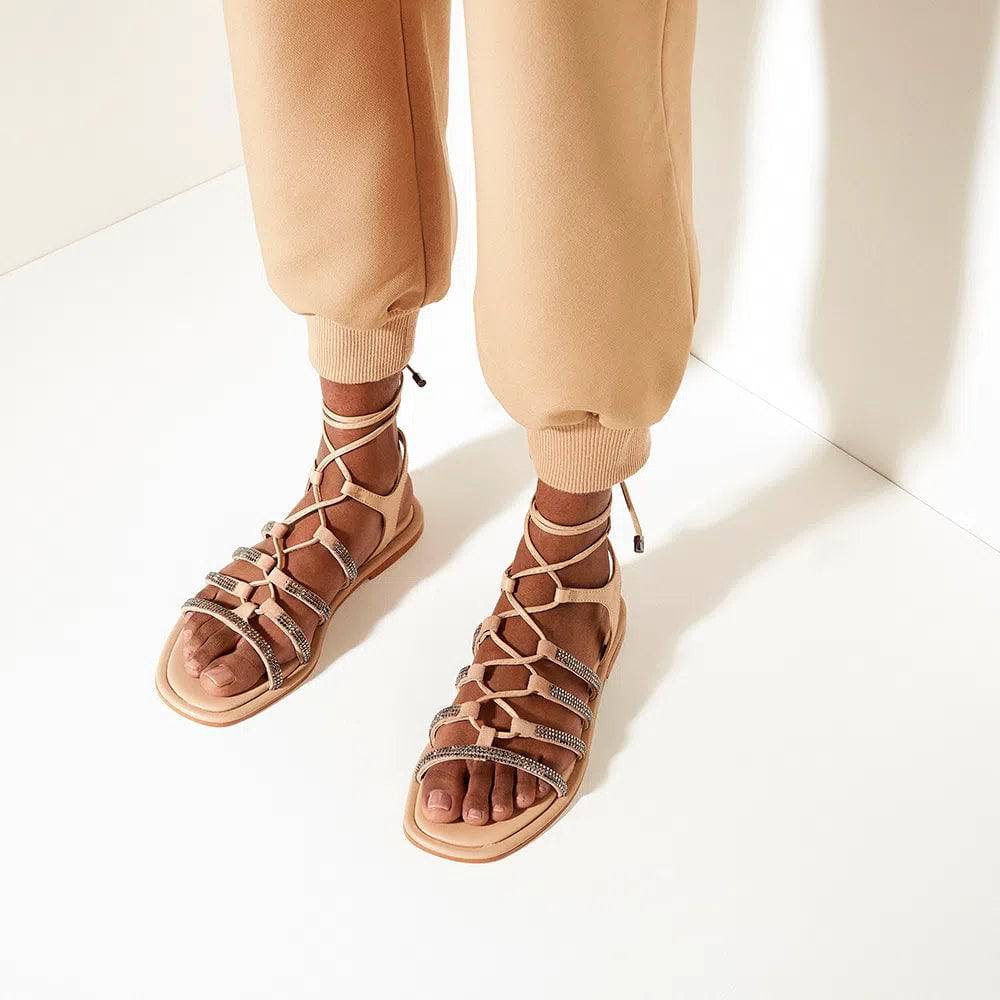 Greta Almond Flat - Paula Torres Shoes 