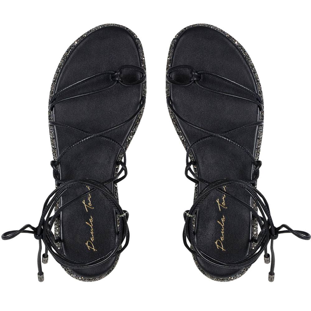 Sofia Black Flat - Paula Torres Shoes 