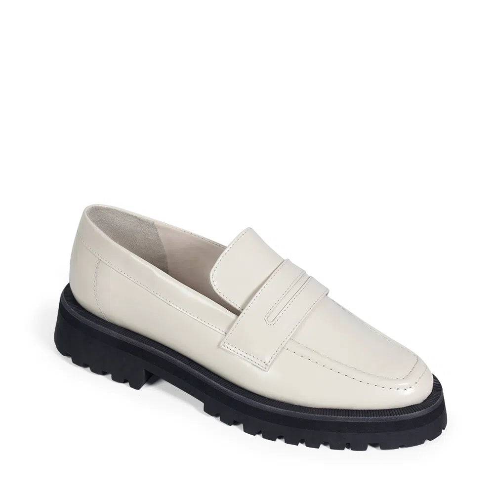 Glam Off White Loafer - Paula Torres Shoes 