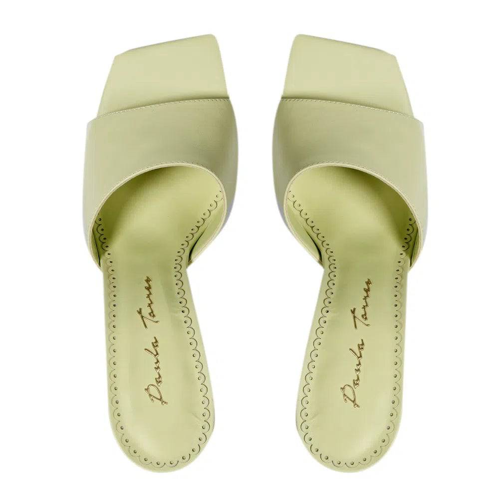 Soho Green Mule - Paula Torres Shoes 