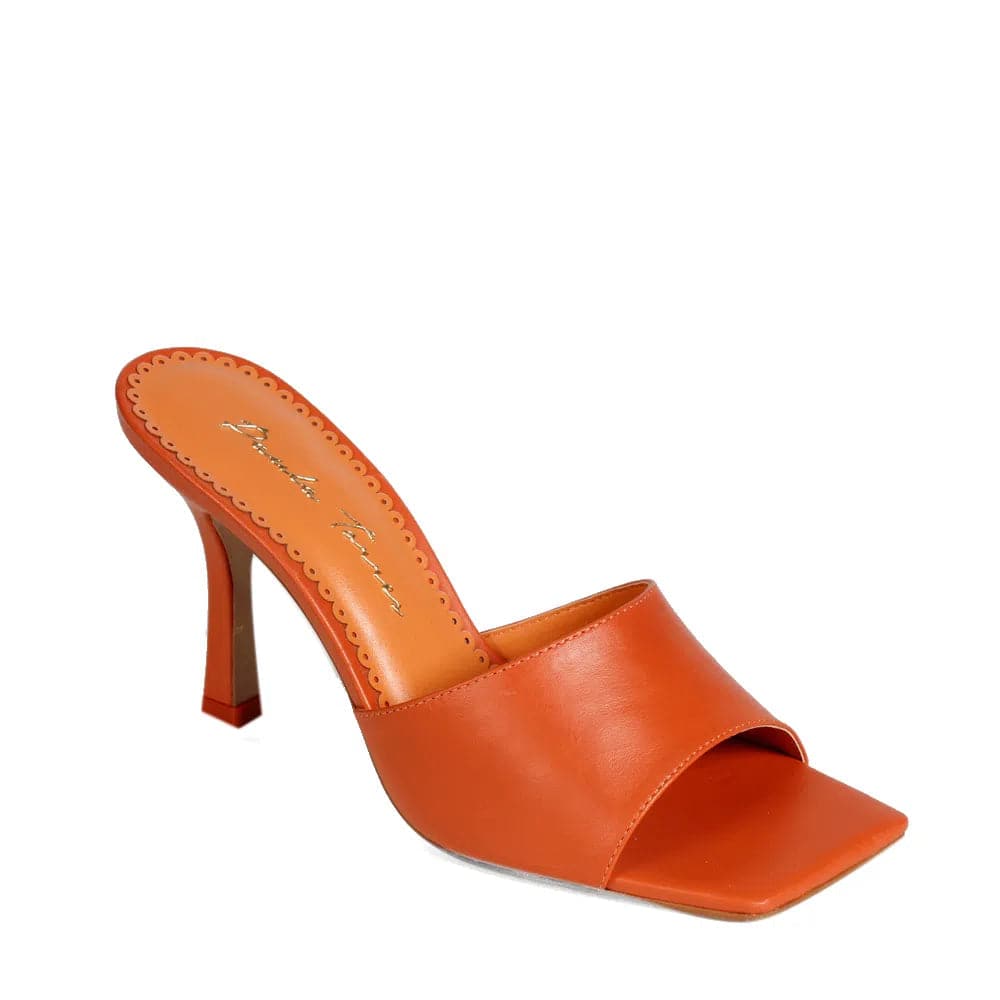 Soho Orange Mule - Paula Torres Shoes 