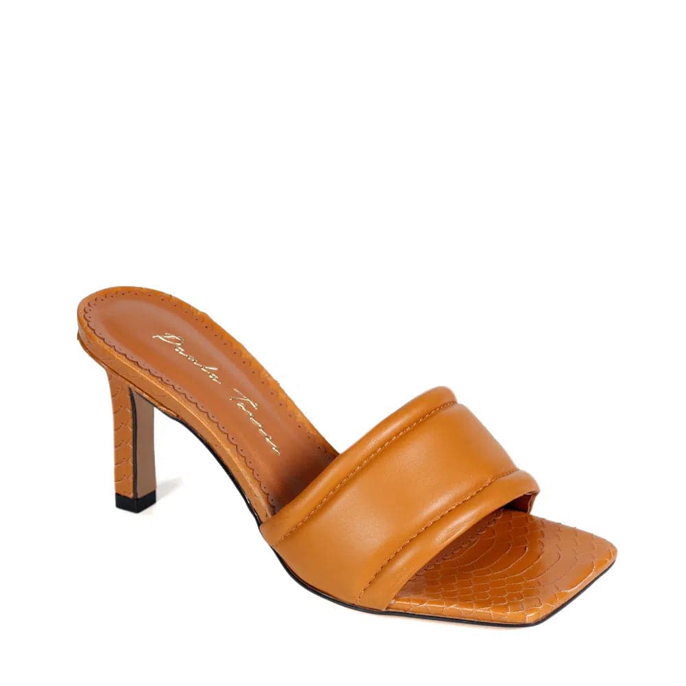 Torres Orange Mule - Paula Torres Shoes 
