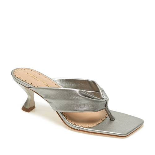 Verona Platinum Mule - Paula Torres Shoes 