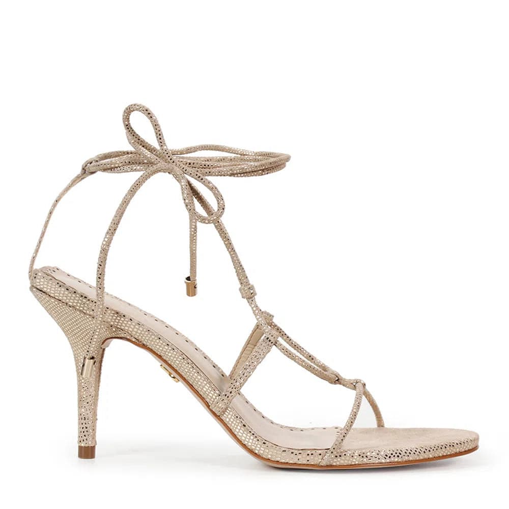 Audrey Beige Sandal - Paula Torres Shoes 