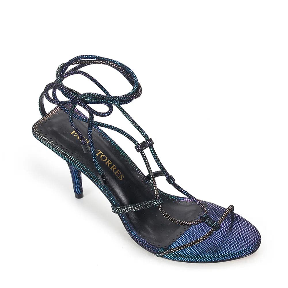 Audrey Holographic Sandal - Paula Torres Shoes 