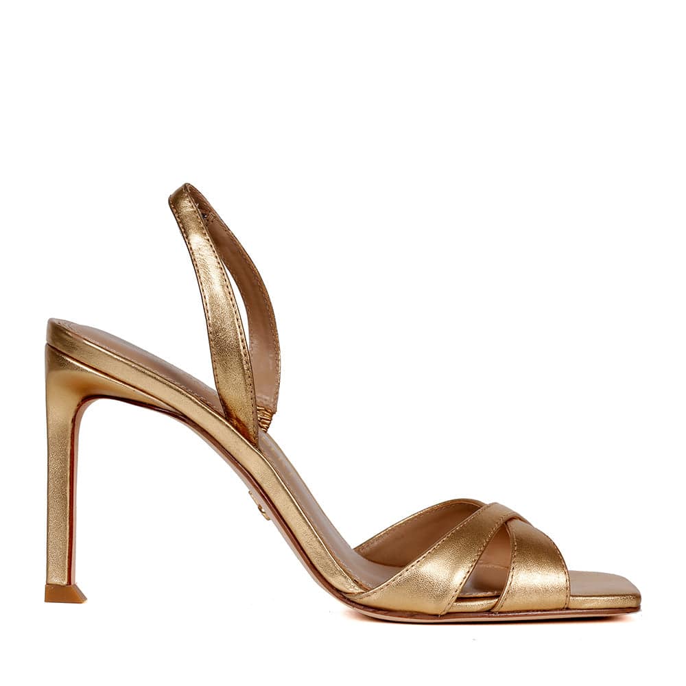 Josi Gold Sandal - Paula Torres Shoes 