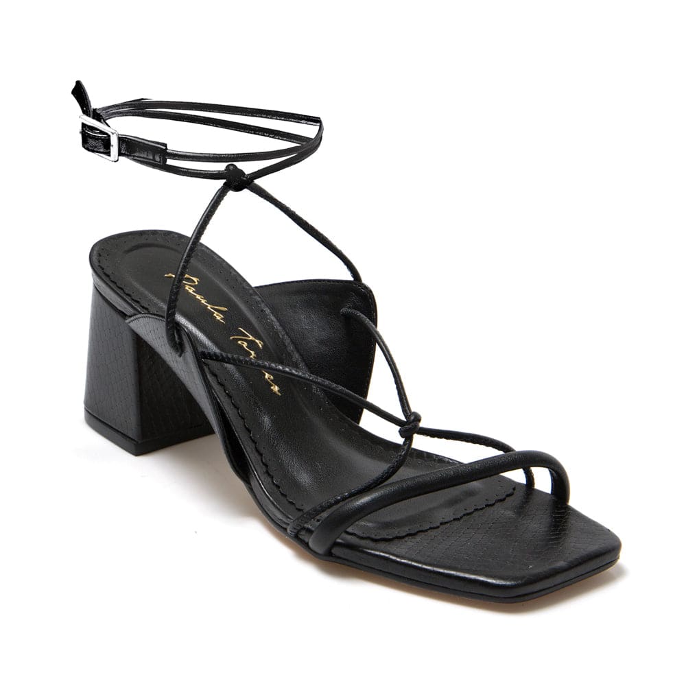 Marrakesh Black Sandal - Paula Torres Shoes 