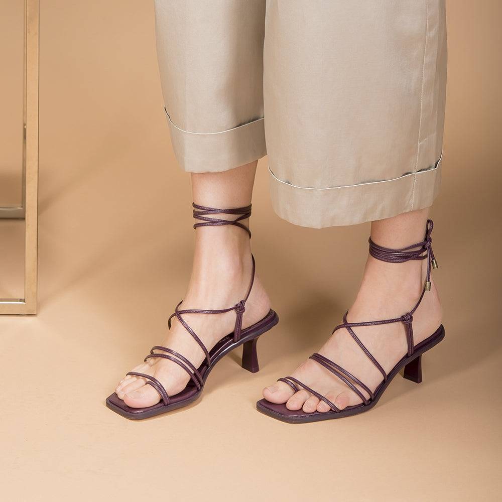 Monique Purple Sandal - Paula Torres Shoes 