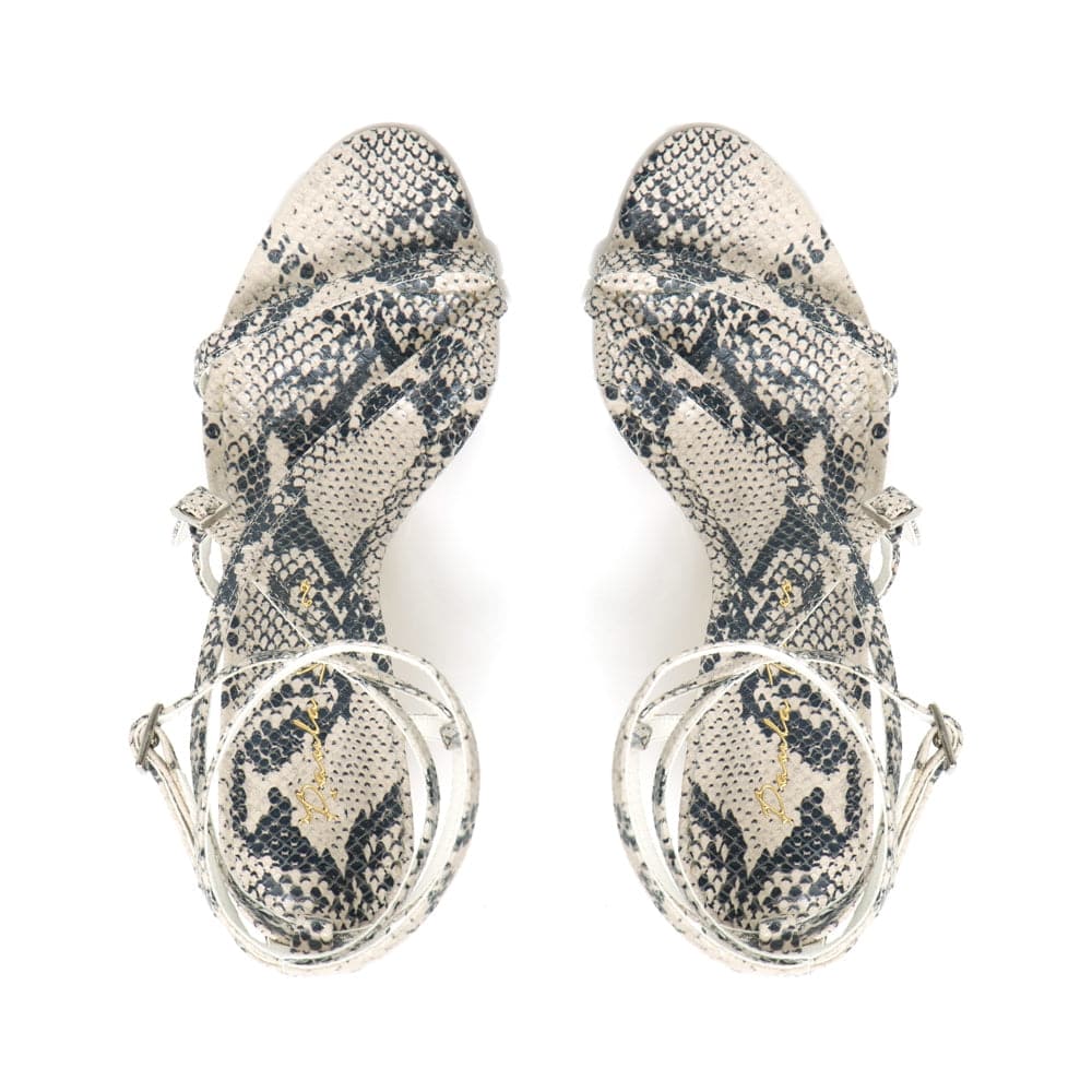 Tiffany Cobra Sandal - Paula Torres Shoes 